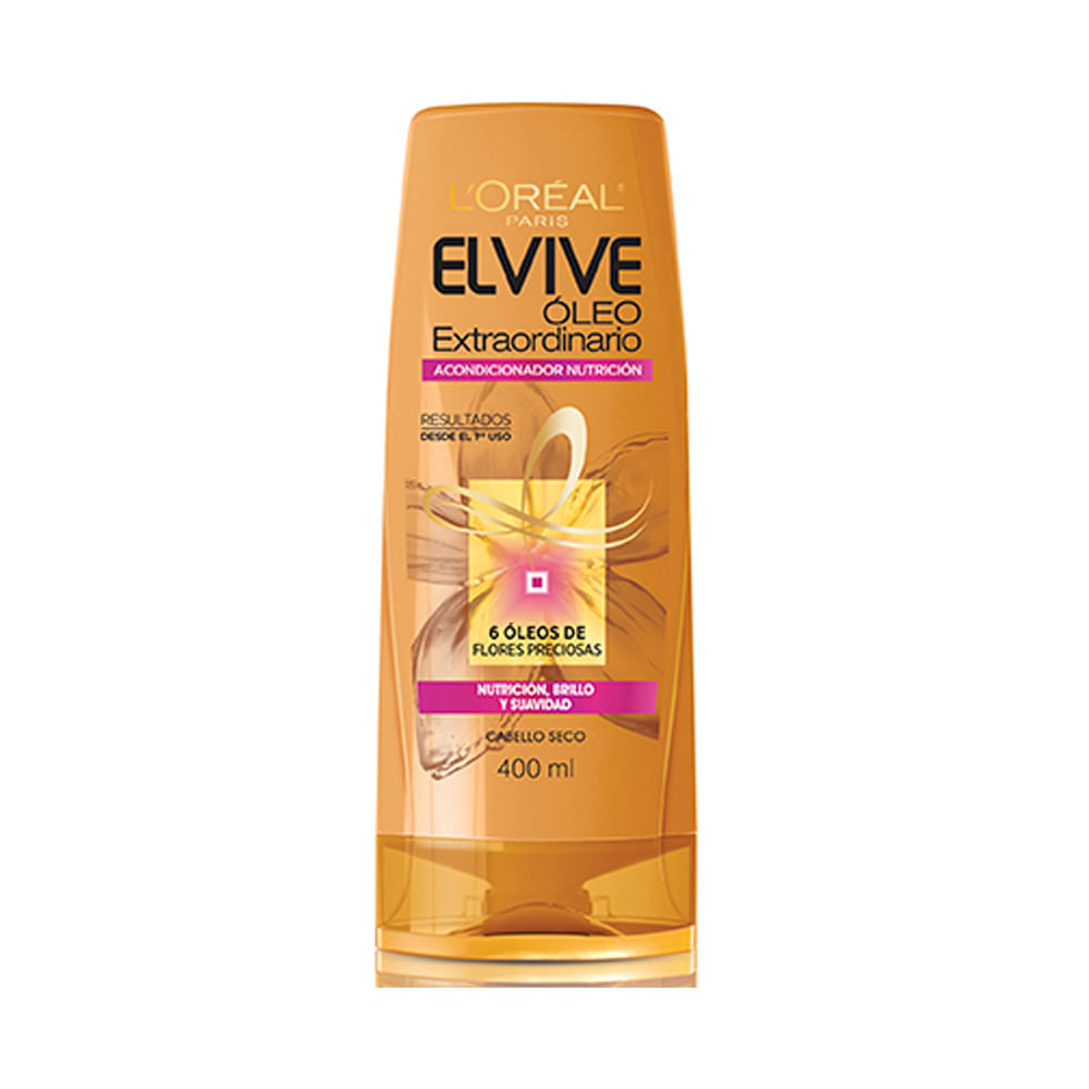 Acondicionador L'Oréal Paris Elvive Óleo Extraordinario Nutrición 400 Ml