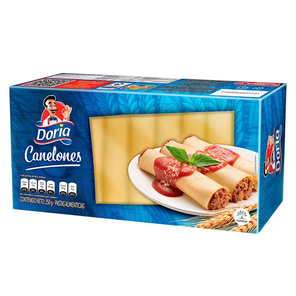 Pasta Canelones Doria x 250 g.