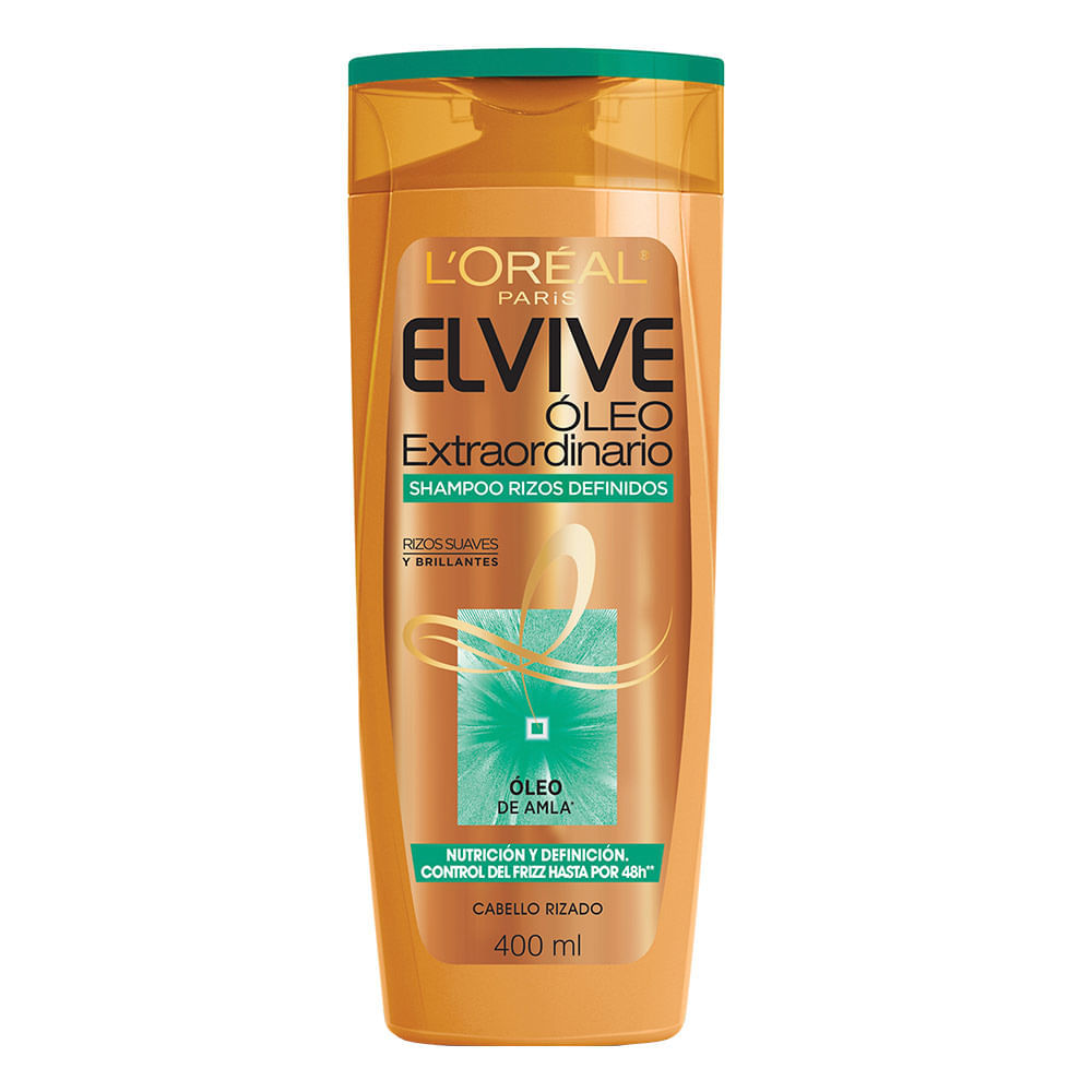 Shampoo L'Oréal Paris Elvive Óleo Extraordinario Rizos Definidos 400 Ml