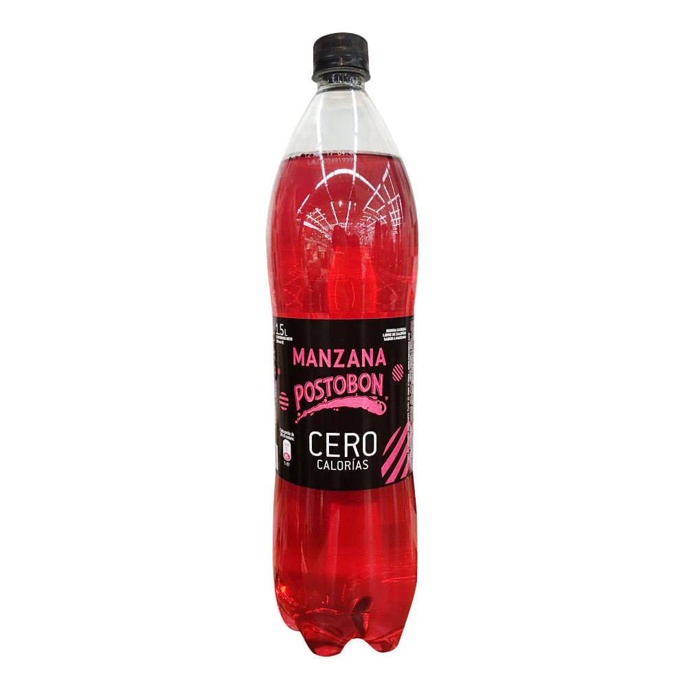 Gaseosa Postobón manzana cero calorías x500ml