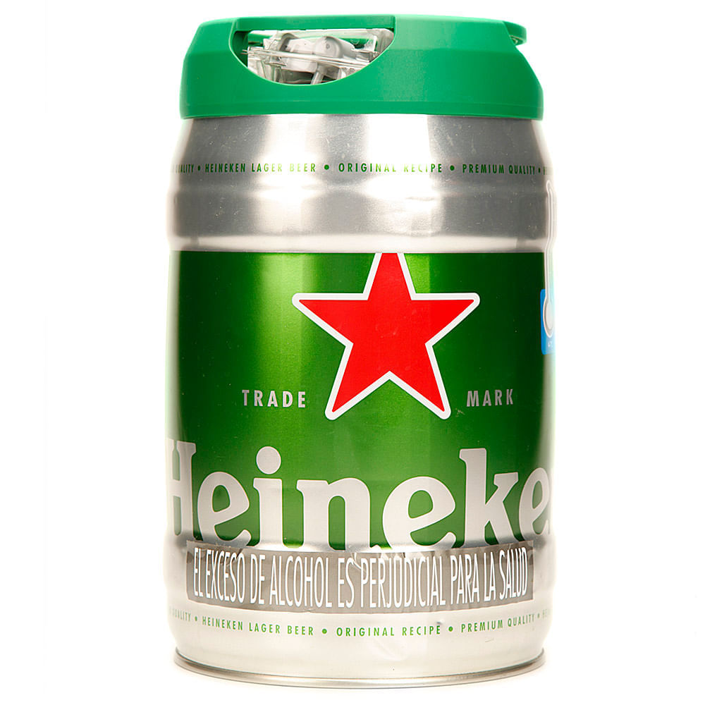 Cerveza Heineken Barril x 5Lt