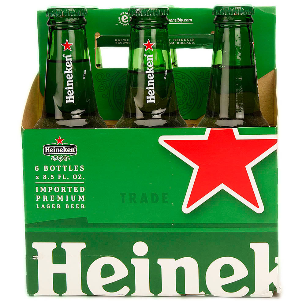 Cerveza Heineken Sixpack Botella x 250Ml