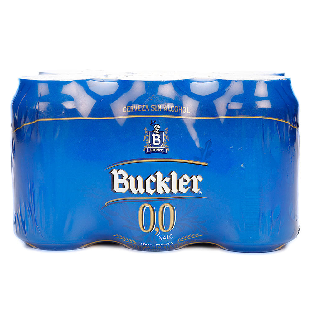 Cerveza Buckler Sin Alcohol Lata x 6Und. x 330Ml C-U