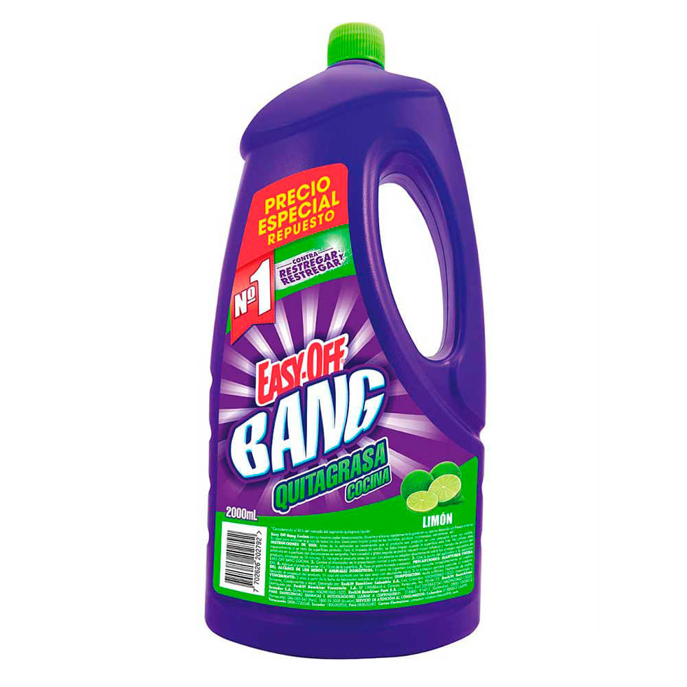 Quitagrasa Easy Off Bang x2000ml