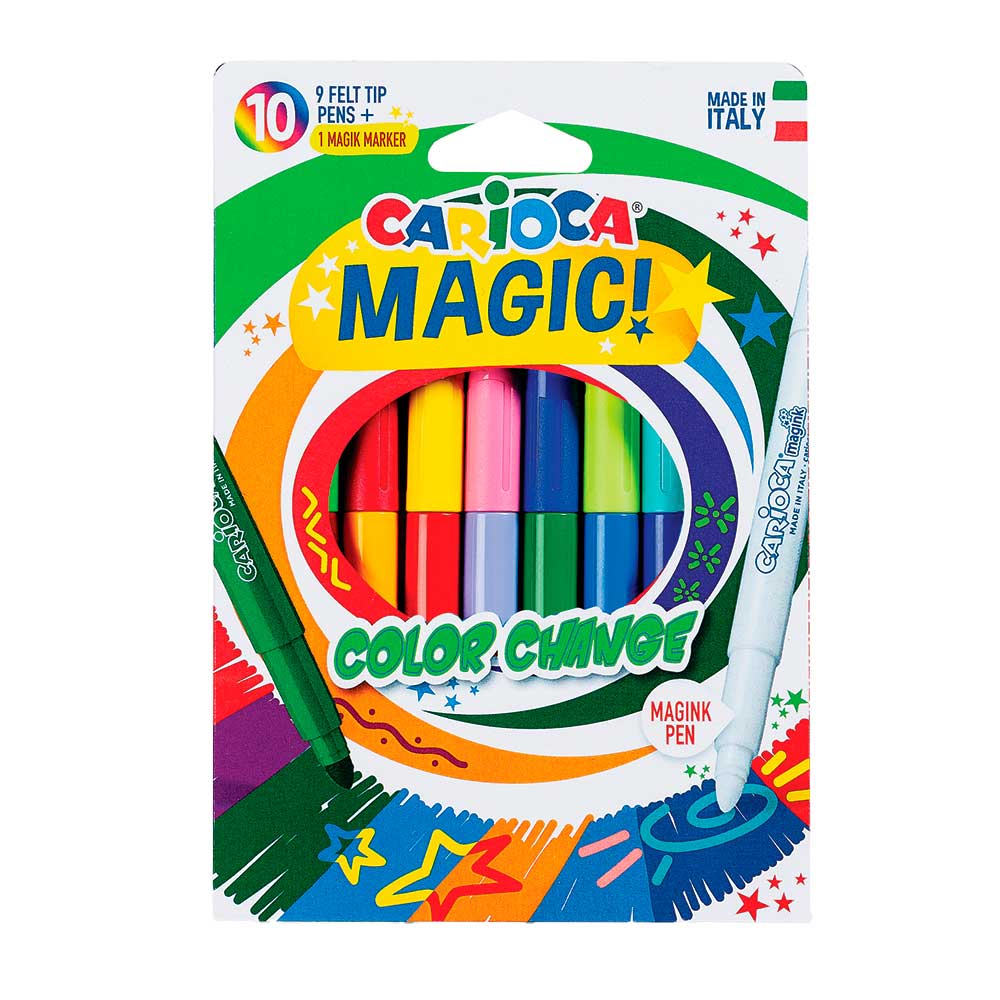 Marcadores mágicos x10 und Carioca