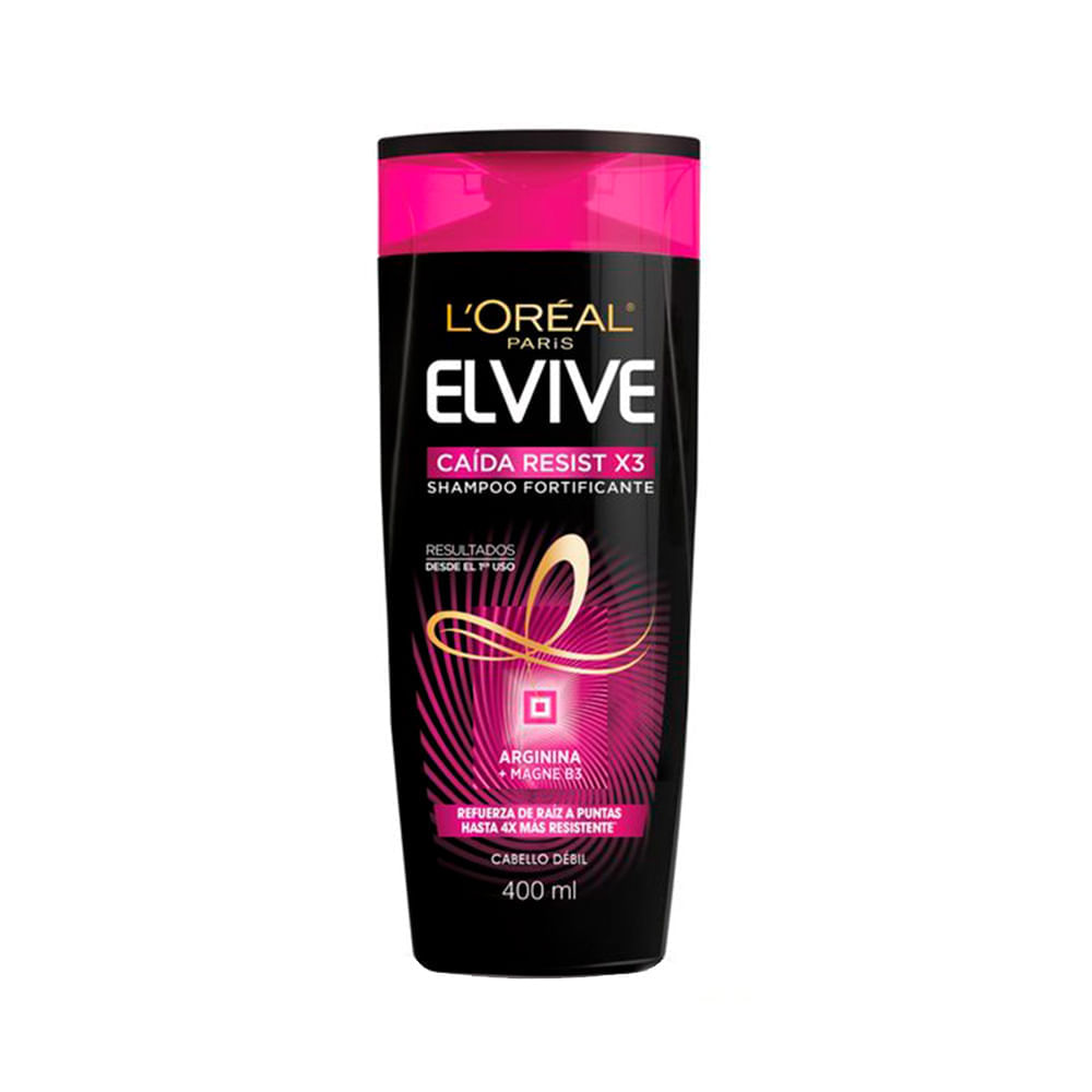 Shampoo L'Oréal Paris Elvive Caida Resist 400 Ml