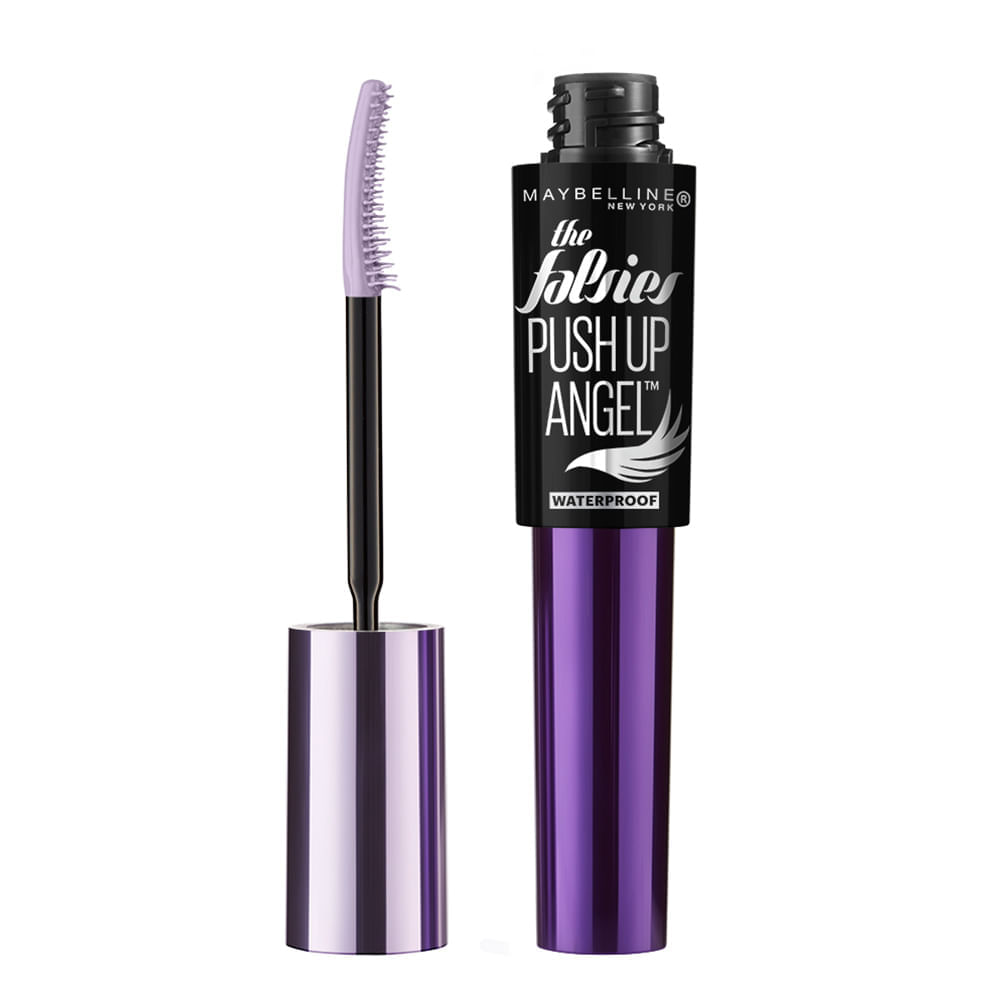 Pestañina Maybelline The Falsies Push Up Angel Washable Very Black Negro 10ml