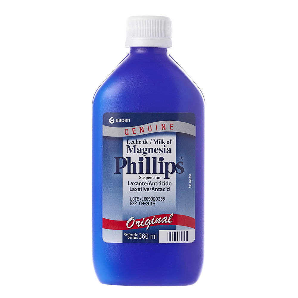 Leche de magnesia Phillips x 360 ml