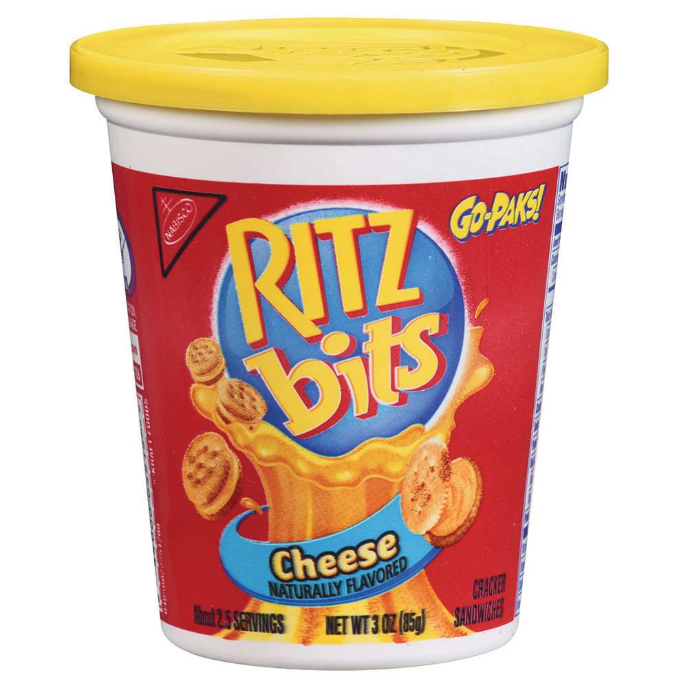 Galletas bits sándwich queso tarro Ritz x 85g