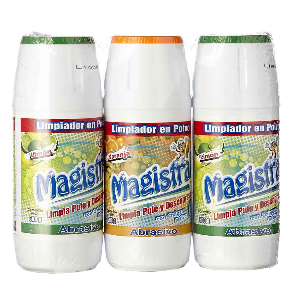 Limpiador Magistral surtido polvo x 3 und x 500 g c-u