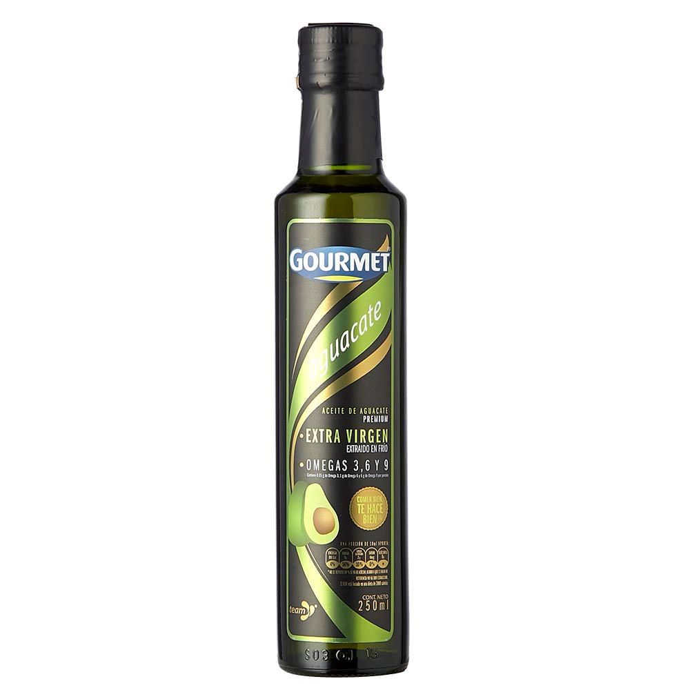Aceite Gourmet aguacate extra virgen x250ml