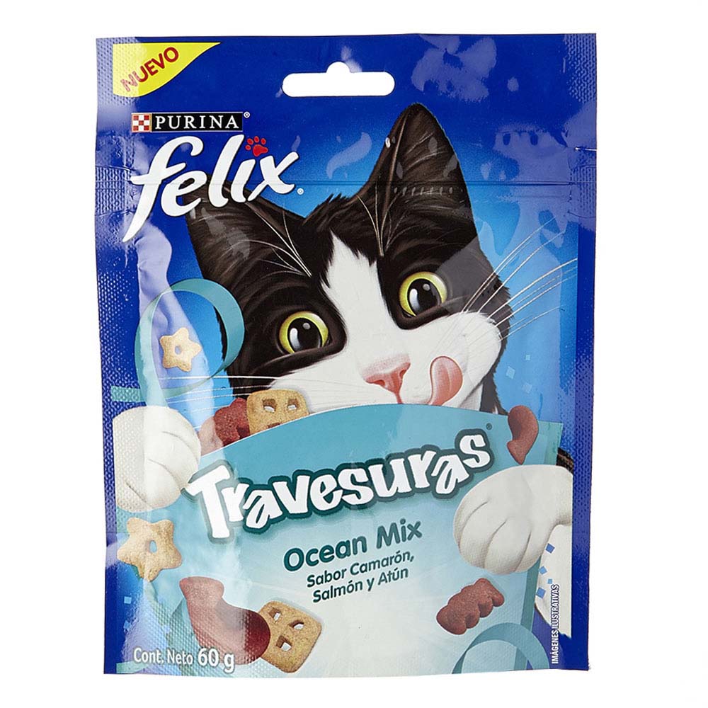 Alimento húmedo Felix travesuras ocean mix x60g