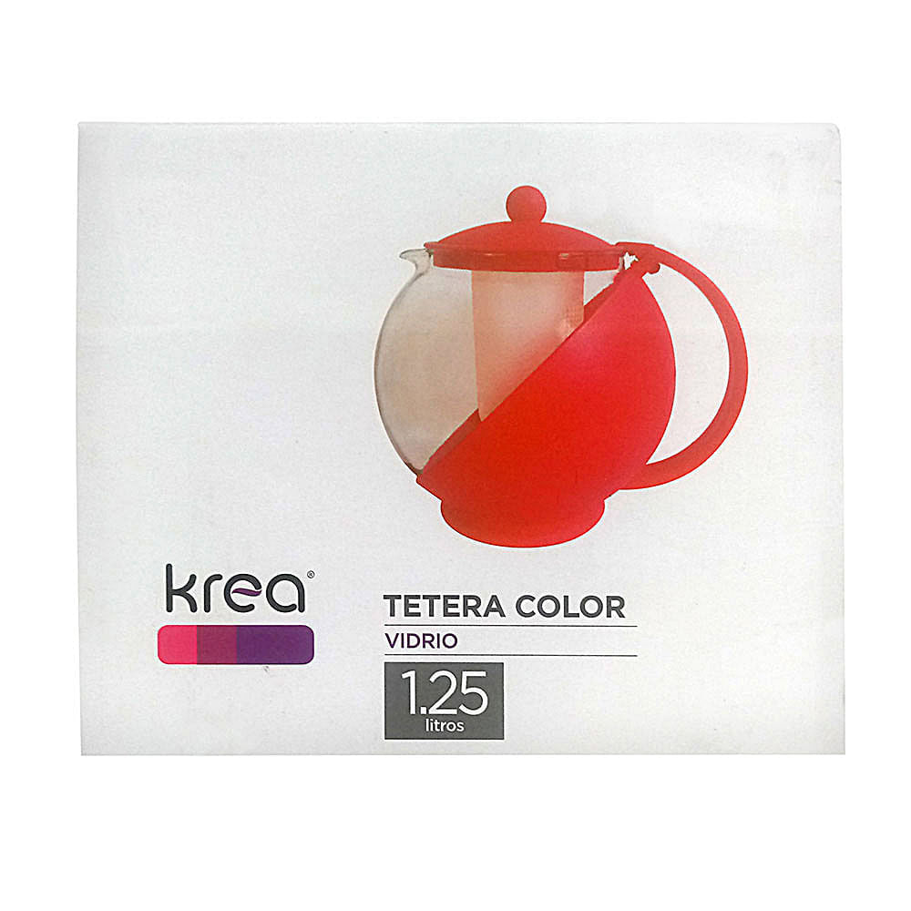 Tetera redonda color Krea x 1.25l