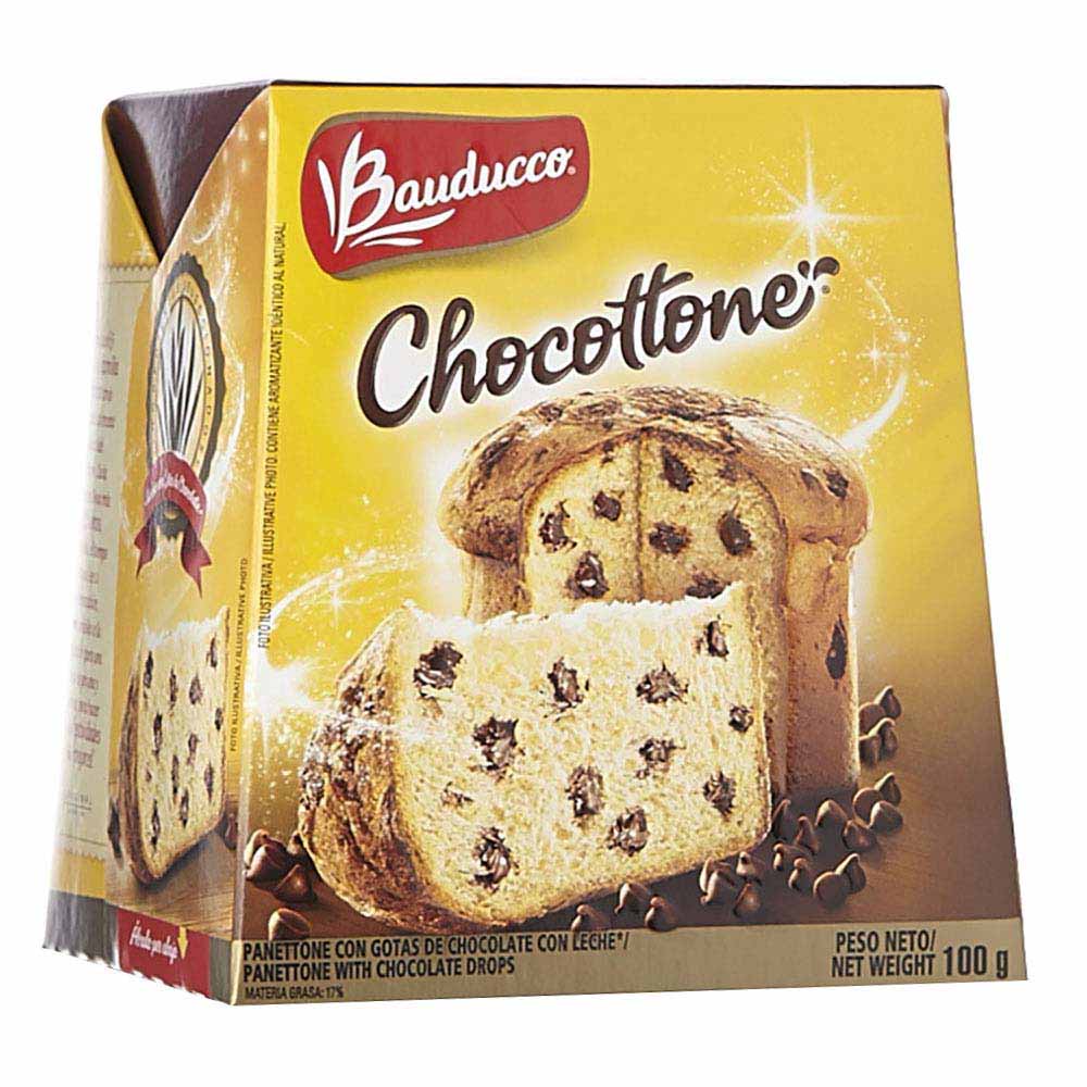 Panettone Gotas Chocholate Bauducco x100g