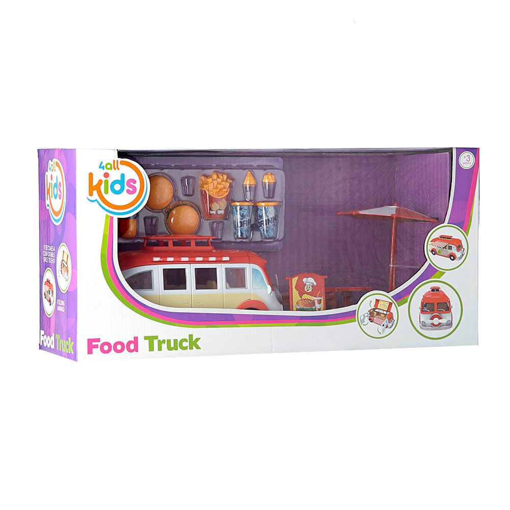 Auto bus comida rápida 21 accesorios 4all kids