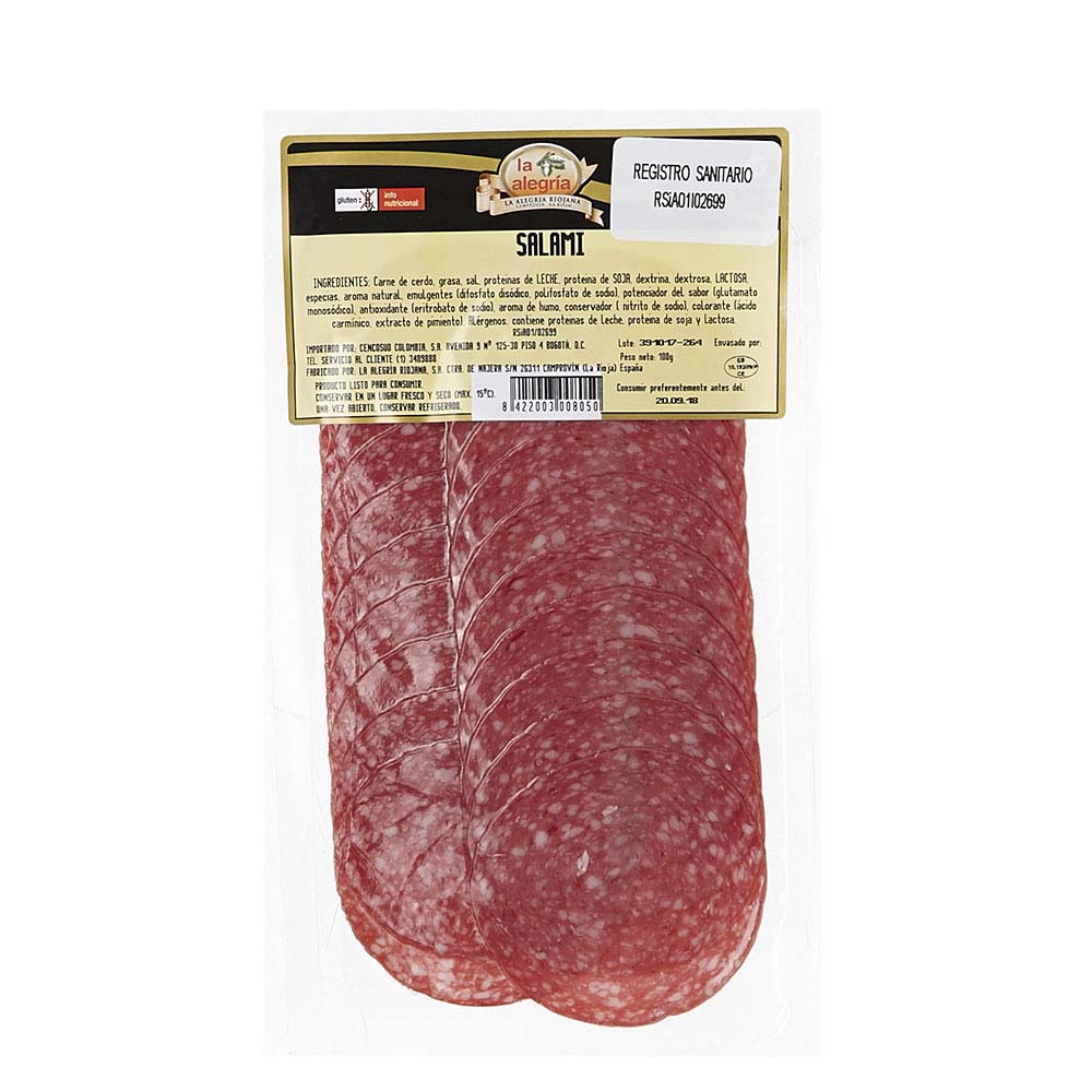 Salami la alegría x 100 g