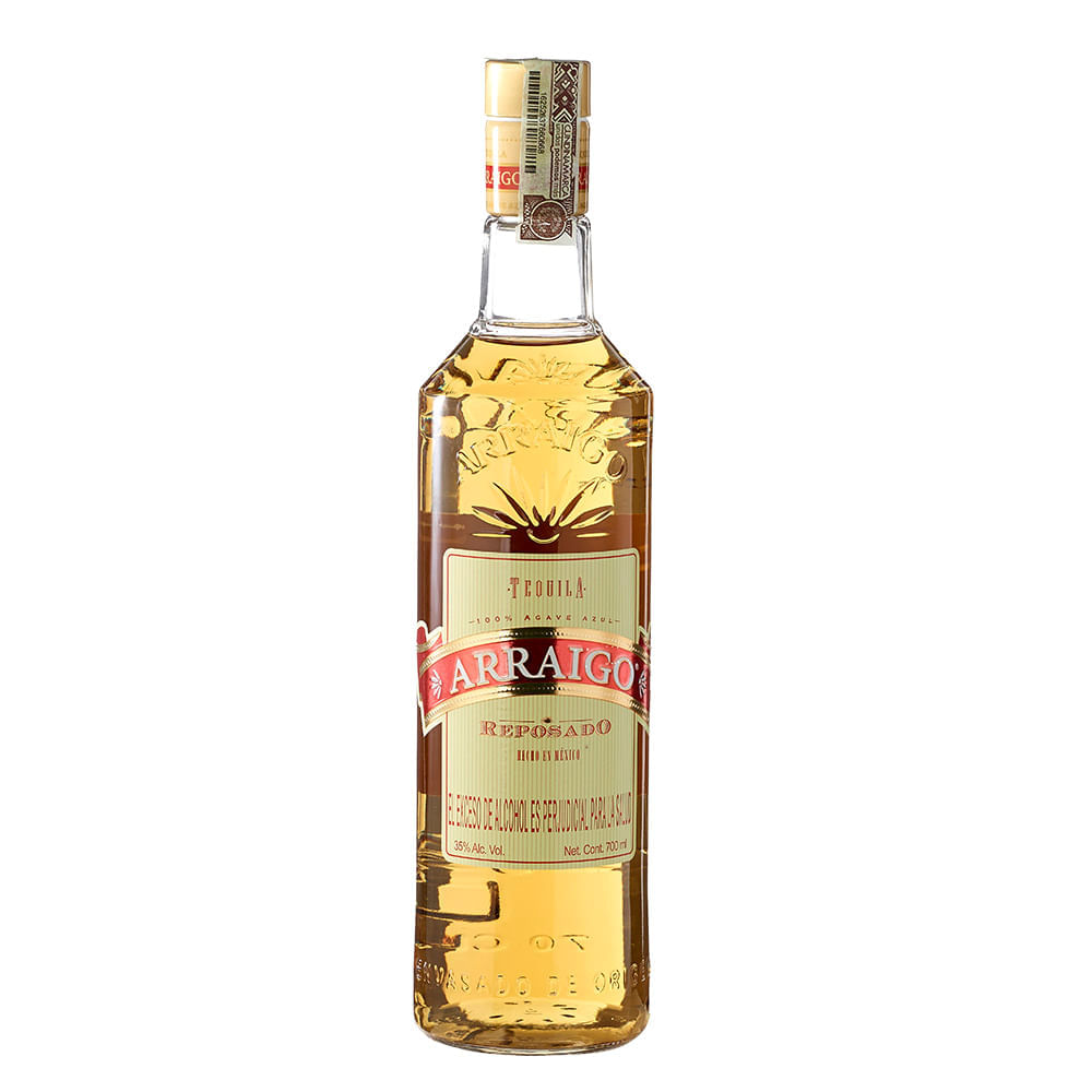 Tequila reposado Arraigo botella x 700 ml