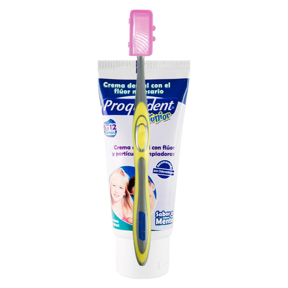 Crema dental junior Proquident x 75 ml gratis cepillo