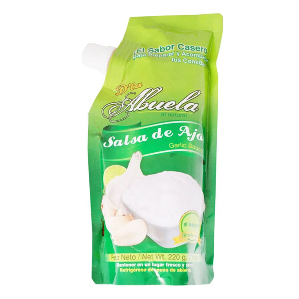 Salsa de ajo tradicional x220gr