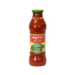 Pure Mutti tomate albahaca x400g
