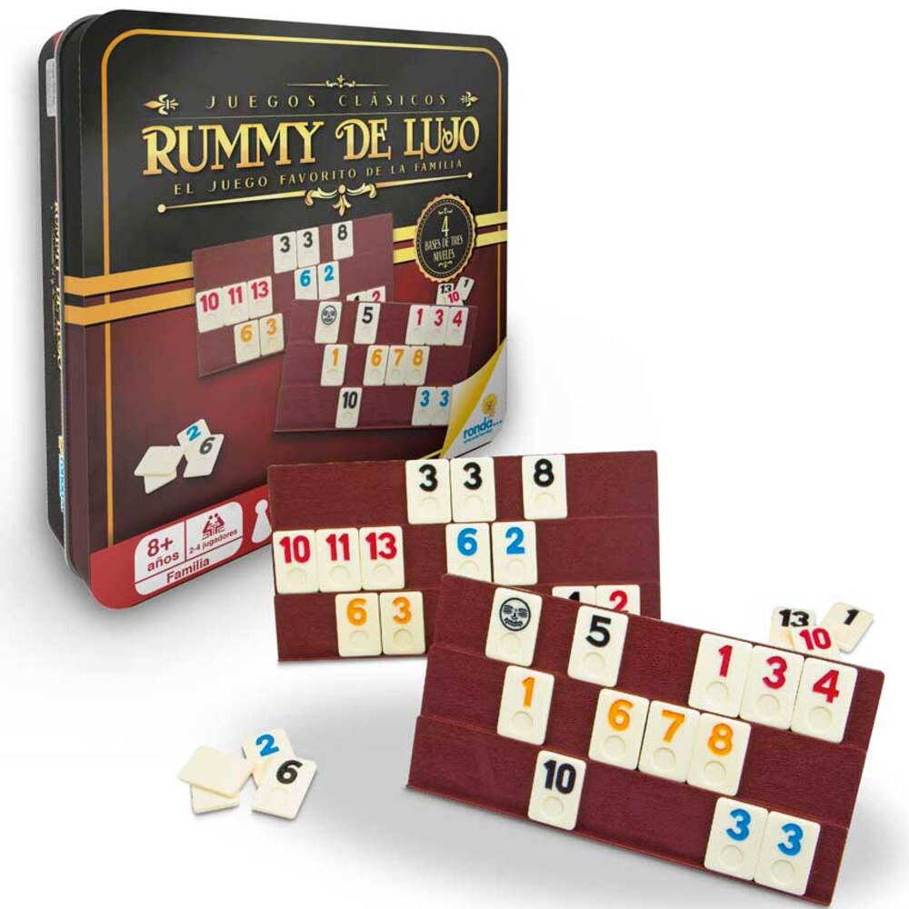 Rummy de lujo lata