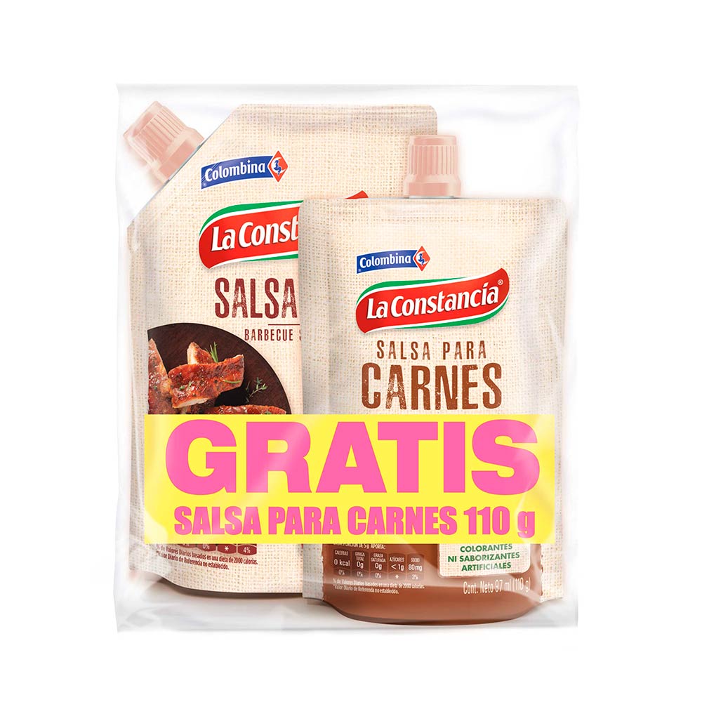 Salsa La Constancia bbq x200g gratis salsa x110g