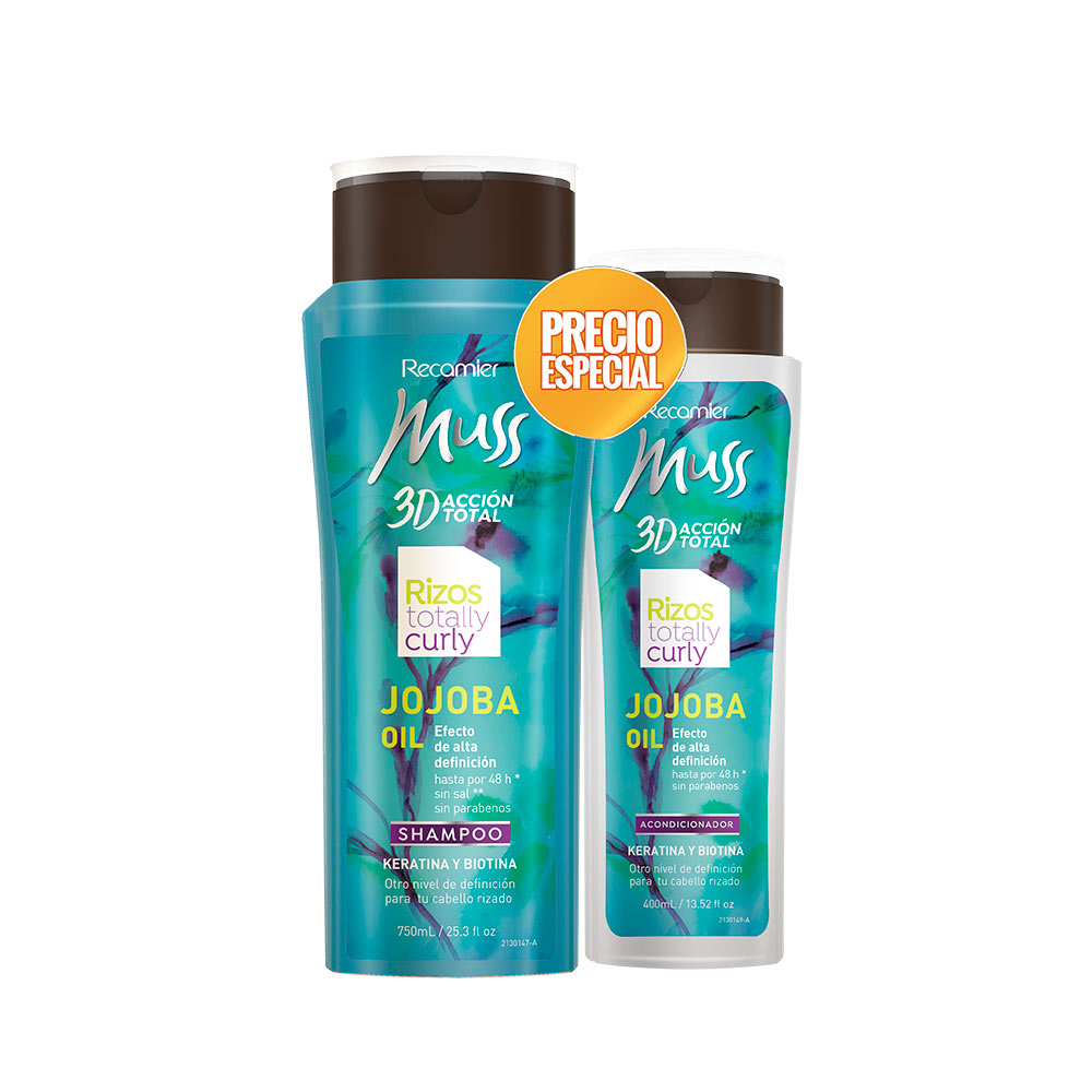 Shampo muss rizos jojoba x750ml+acondx400ml