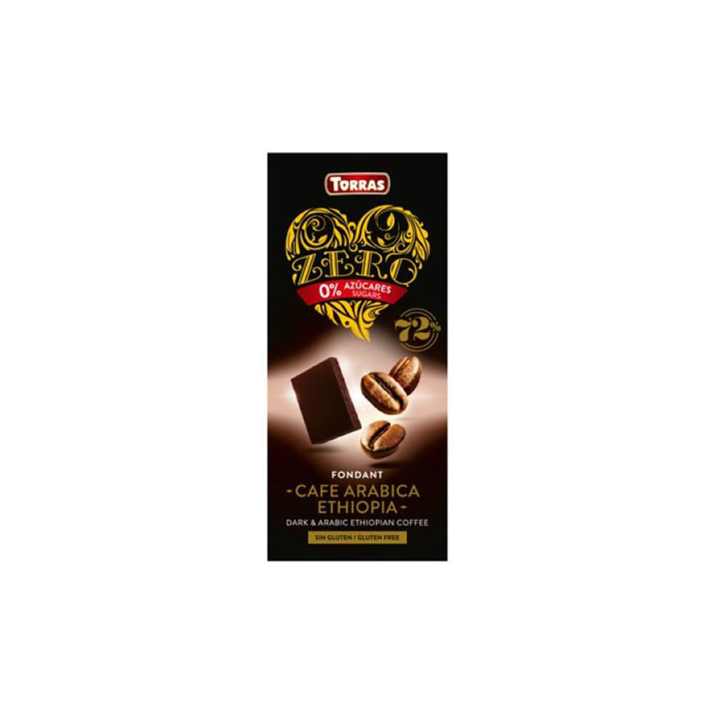 Chocolate torras zero cafe sin azucar x125g