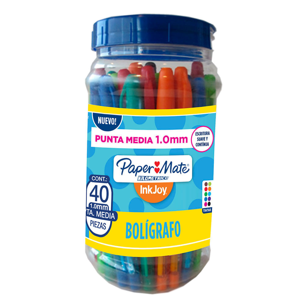 Canister kilométrico 100 surtido punta fina oferta x40 und