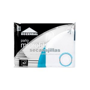 Paño Rozenbal Secavajillas Microfibra 50x50cm x2 und