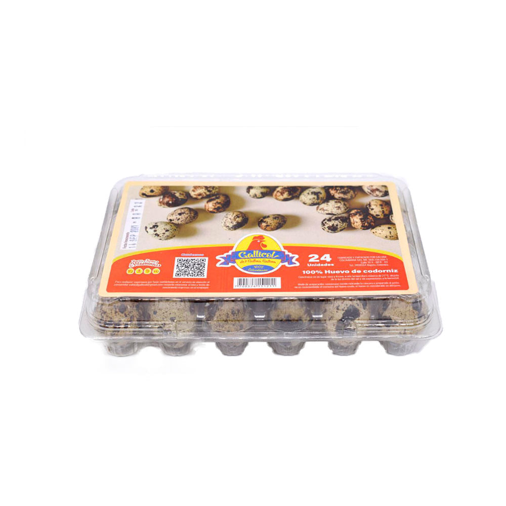 Huevos de codorniz Gallicol x24und