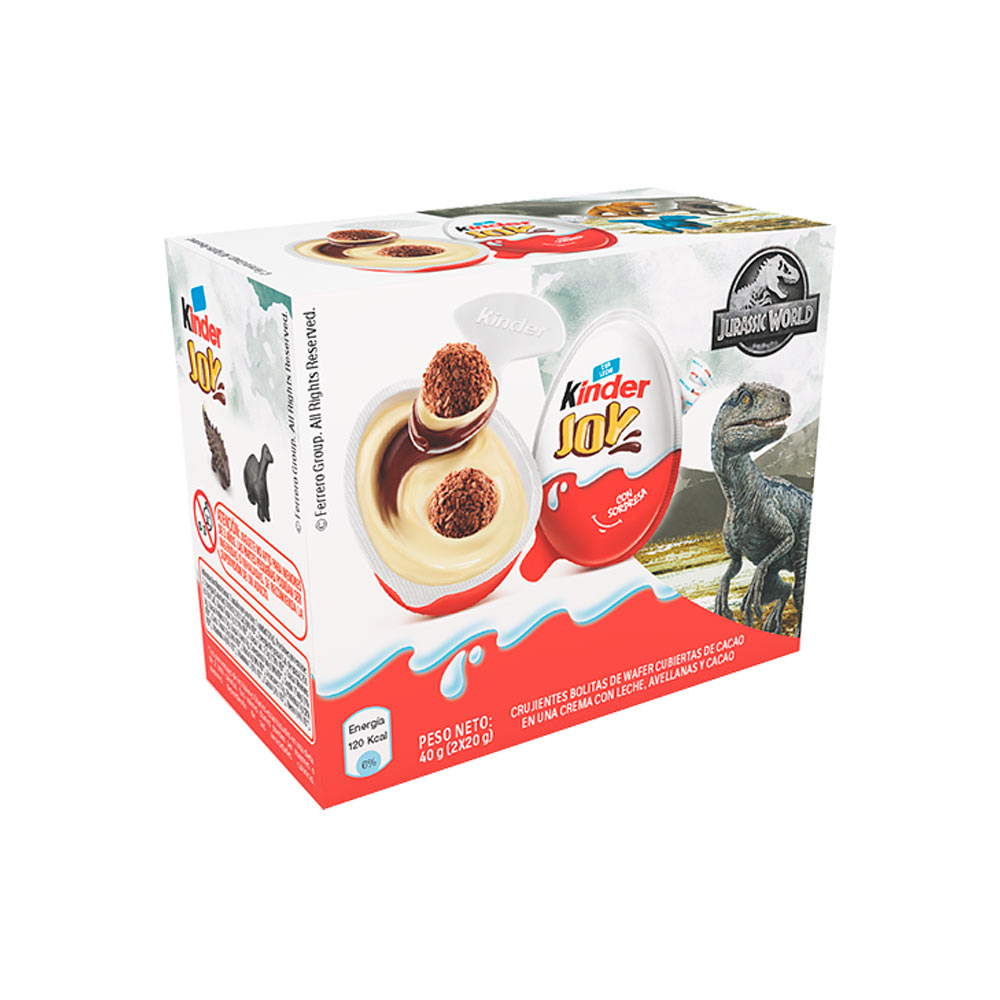 Imagen de HVO CHOC KINDER JOY JURASSIC 40g *D*HVO CHOC KINDER JOY JURASSIC 40g