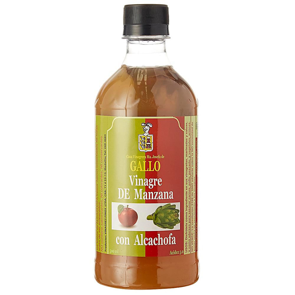 Vinagre manzana alcachofa Gallo x 500ml.