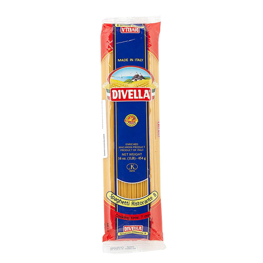 Spaghetti ristorante Divella 8 x 454 g.