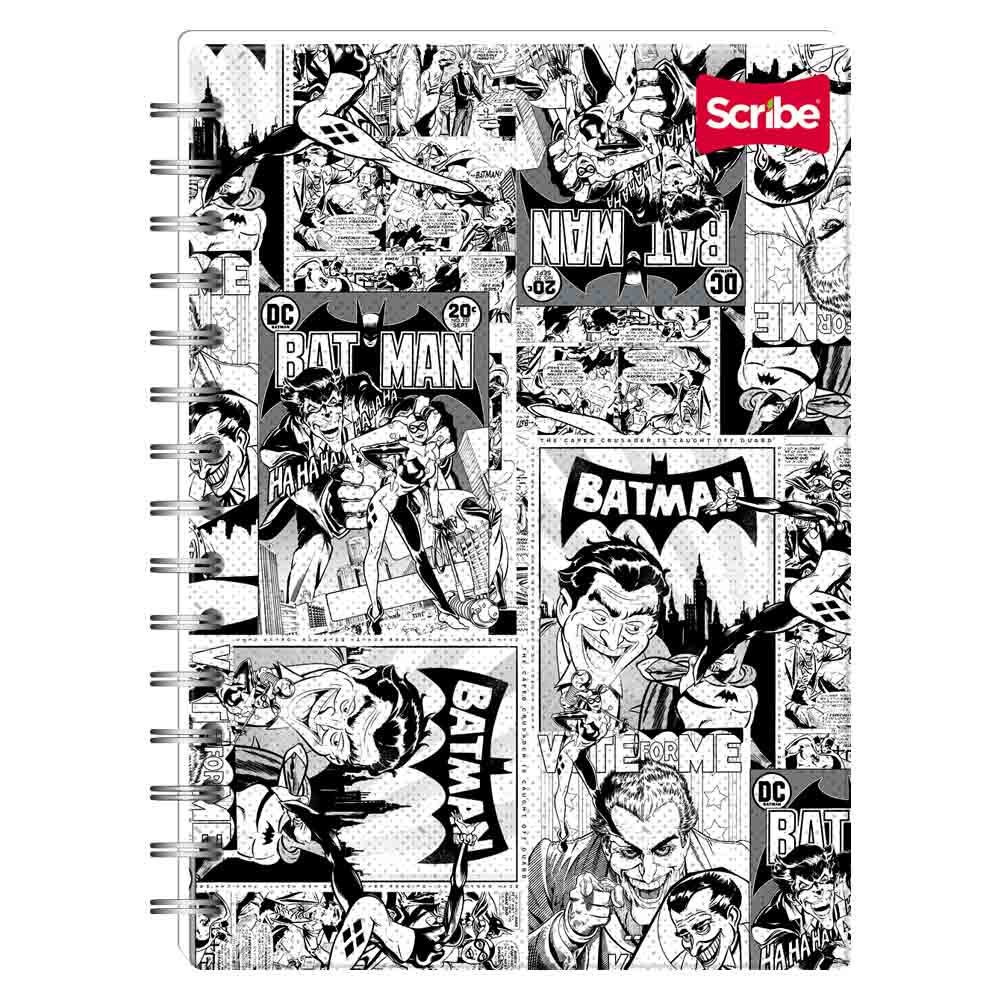 Cuaderno Arrollado Rayado J.League 80 Hojas Scribe Surtido