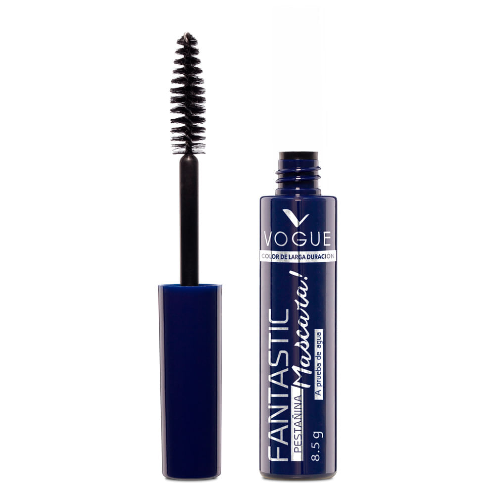 Pestañina Vogue Fantastic A Prueba De Agua Negro 8.5gr