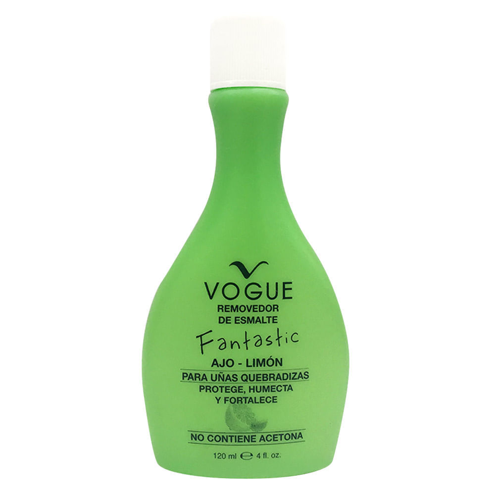 Removedor de Esmalte Vogue Fantastic Ajo y Limón x120ml