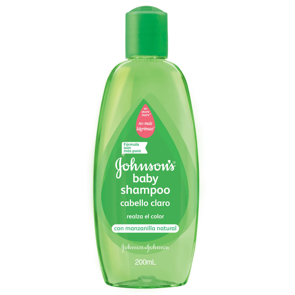 Shampoo Johnson's Baby de manzanilla para cabello claro x 200ml