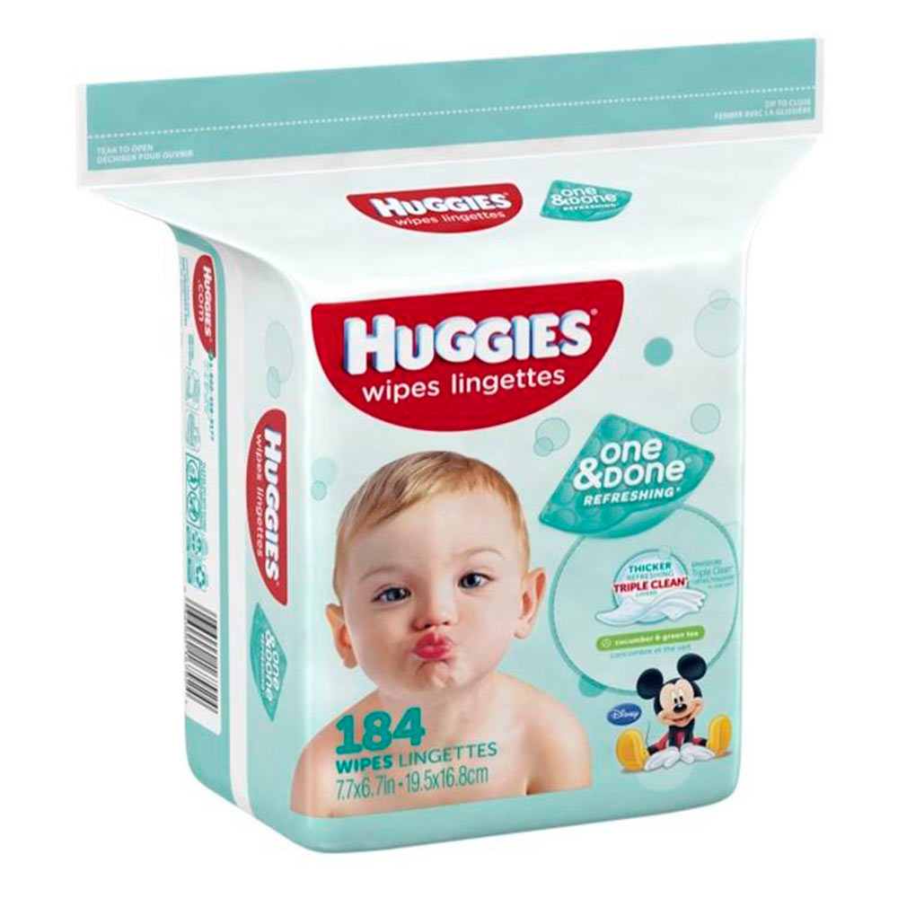 Toalla Húmeda Huggies One&Done x 184und.