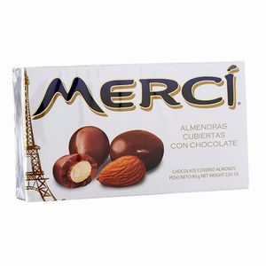 Almendras Merci cubiertas con chocolate x 80g