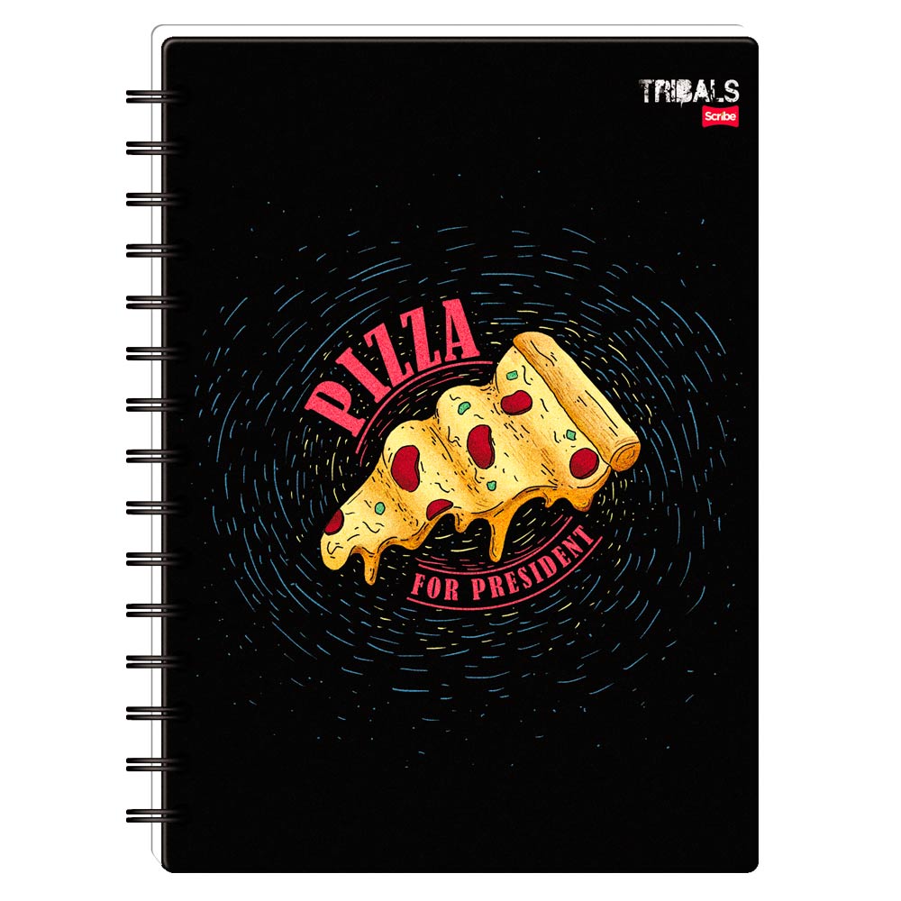 Cuaderno Espiral Tribals 80 Hojas Cuadriculado Grande Surtido