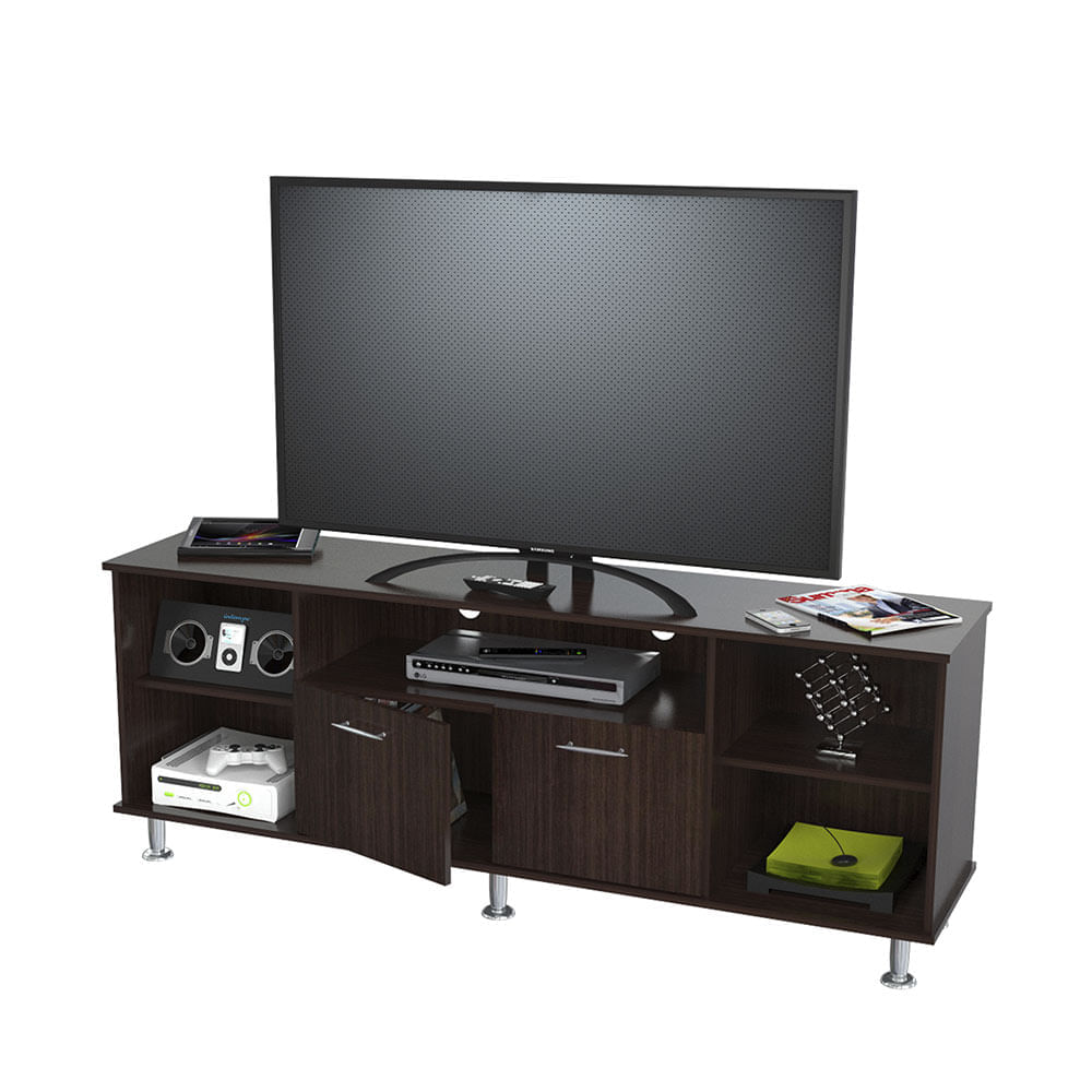 Mesa audio/video Toscana 61x143x36cm Wengué Inval