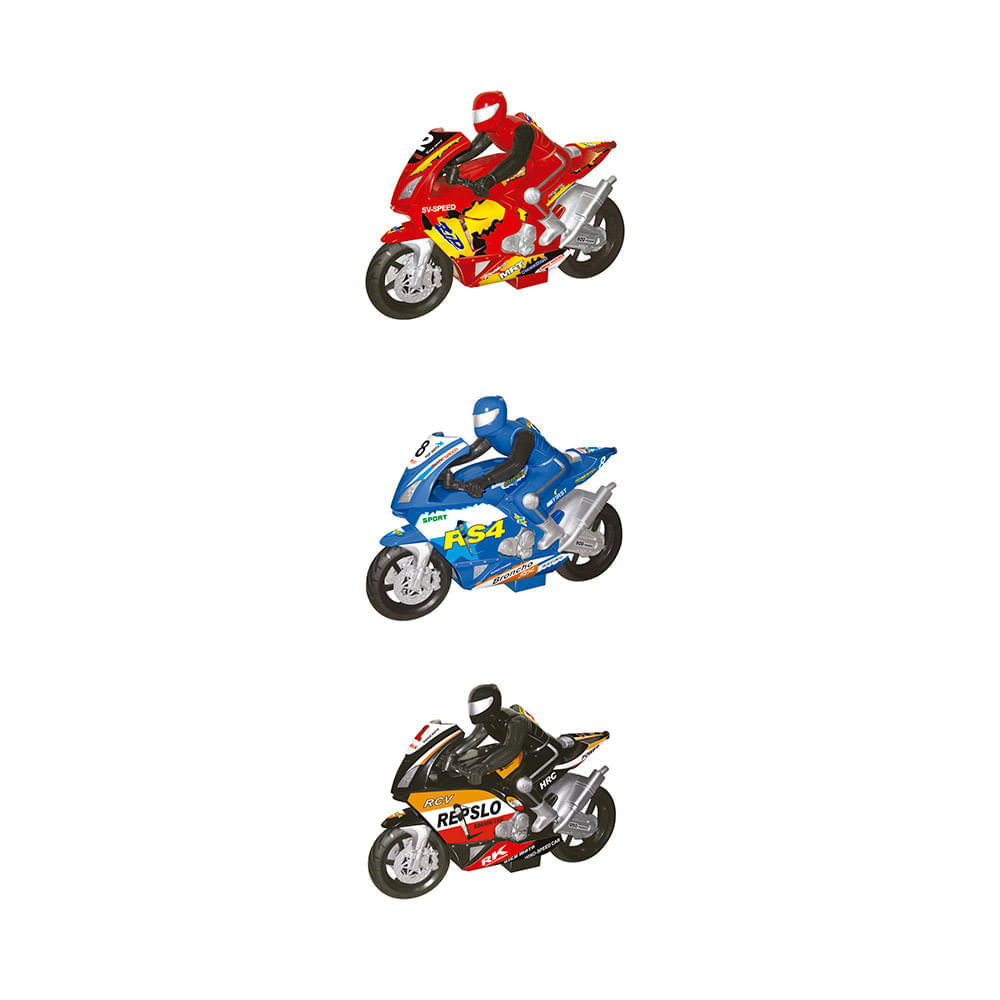 Moto Fricción Luz Sonido My Little Kids
