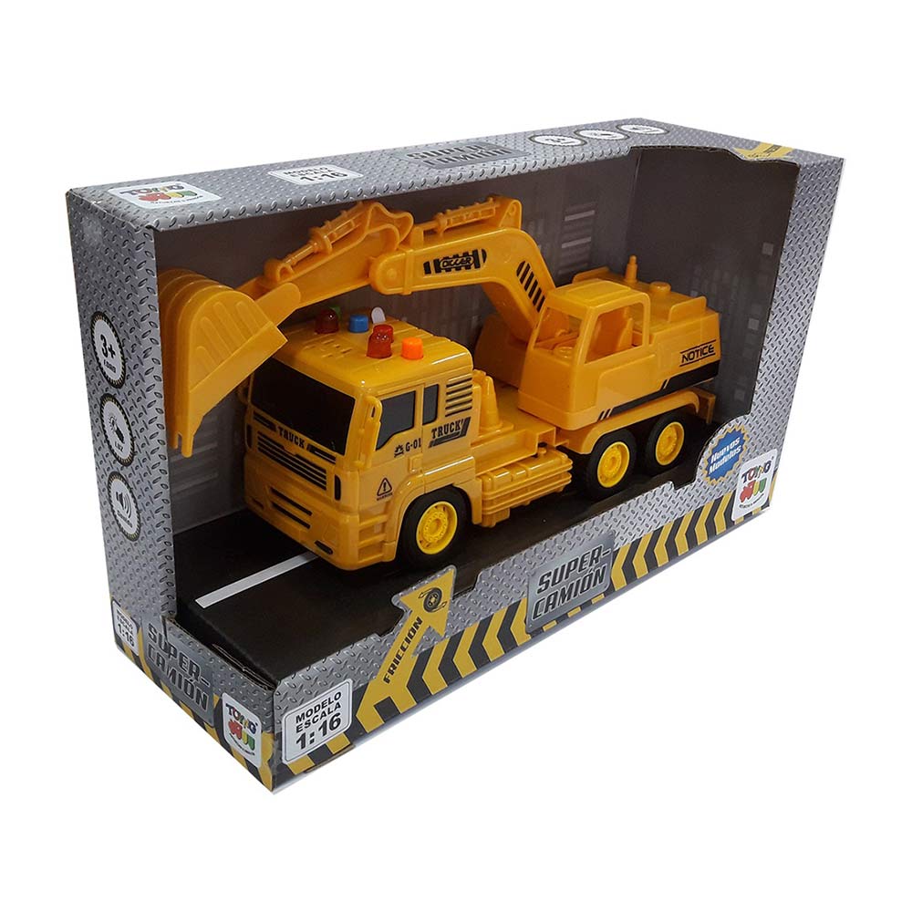Camion esc. 1:16 friccc/luz y sonido tolva toyng