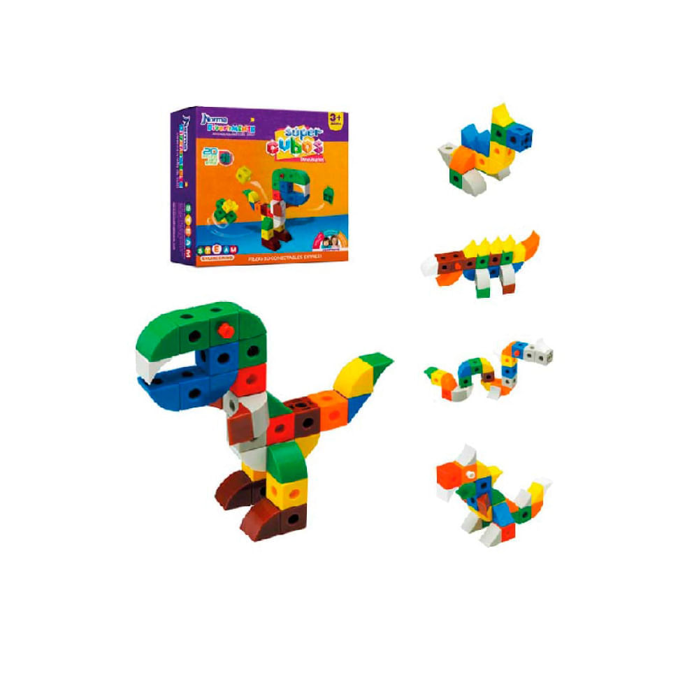 Mini bloques Jueguete Dino mini Divertimente