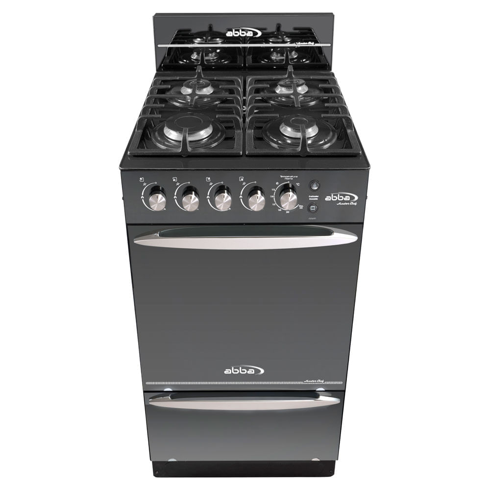 Estufa Abba de piso con horno Master Chef gas natural Vidrio N AG 203-4N GT