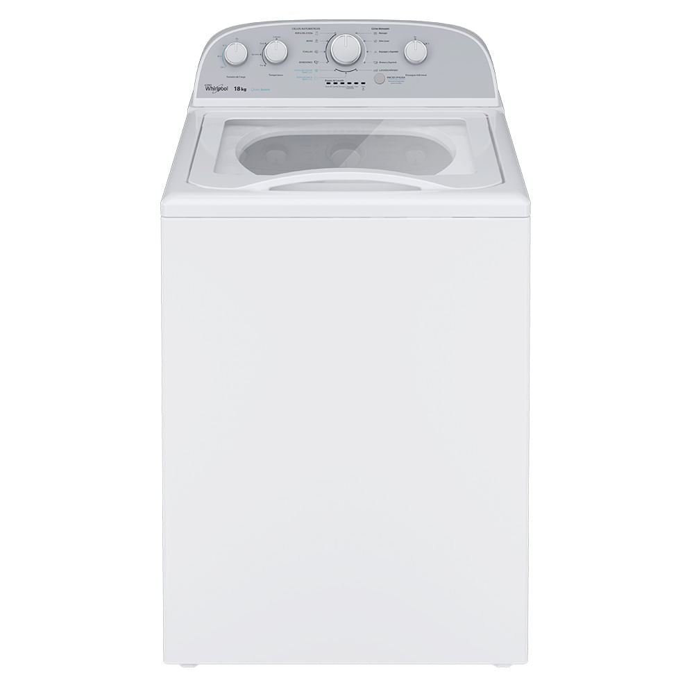 Lavadora Whirpool 18kg carga Superior 7MWTW1805EM Blanca