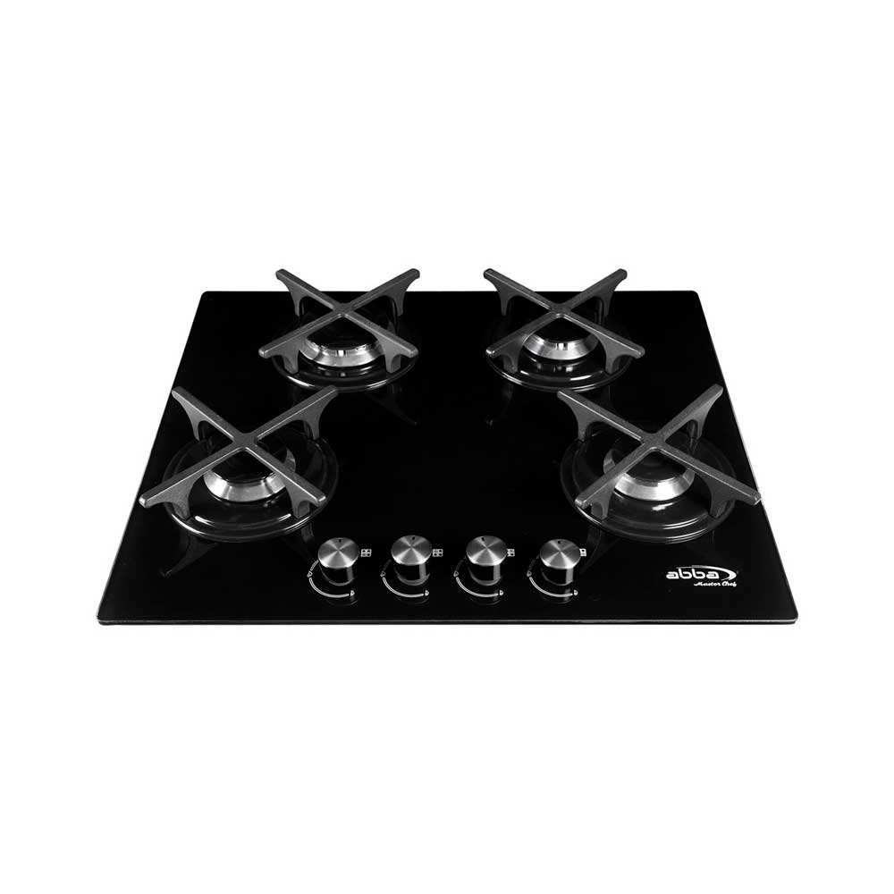 Estufa Abba de Empotrar Master Chef gas natural 4 Negro CG 401 V5CN N