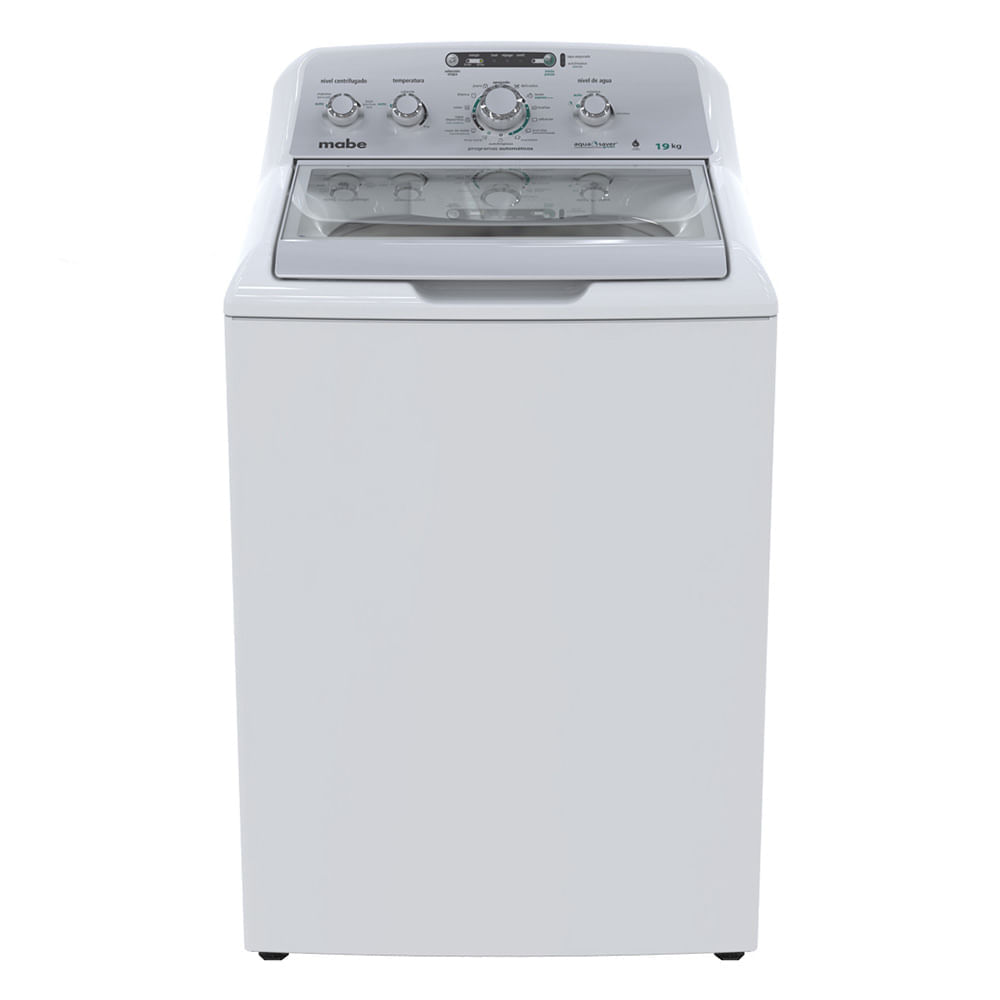 Lavadora Mabe 19Kg/42Lb Ma79114Wbab0 Bl Tapa Vdrio