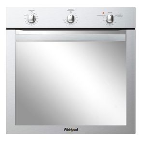 Horno Empotrable Whirlpool WOA120S a Gas 60 cm 24" Plateado